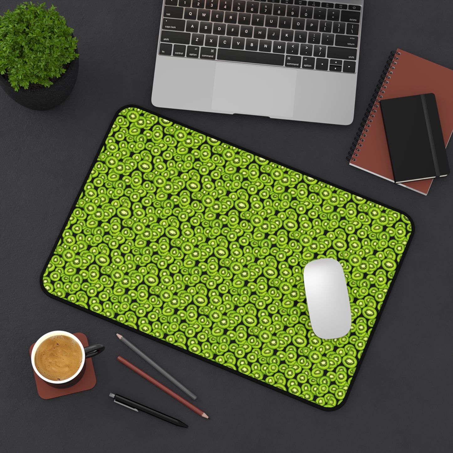 Refreshing Kiwi Pattern Desk Mat