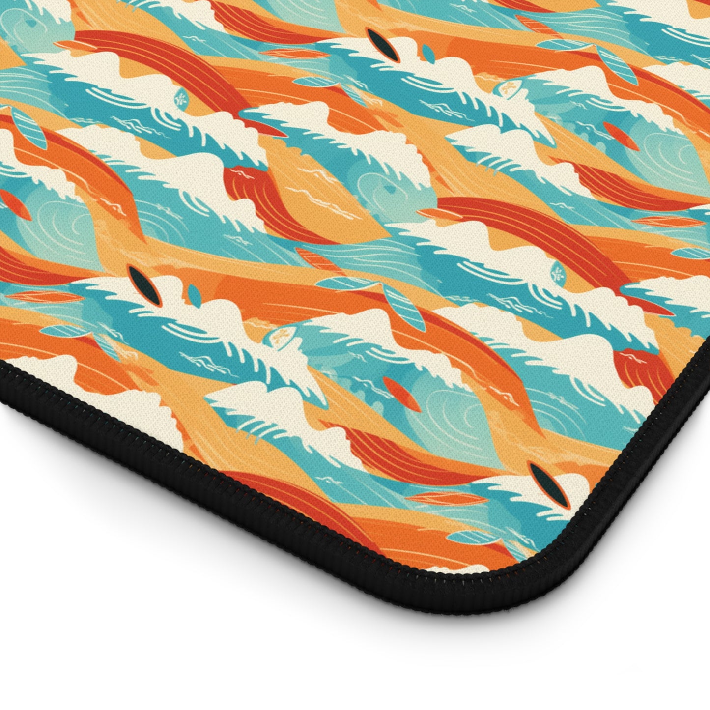 Colorful Surfing Pattern Desk Mat