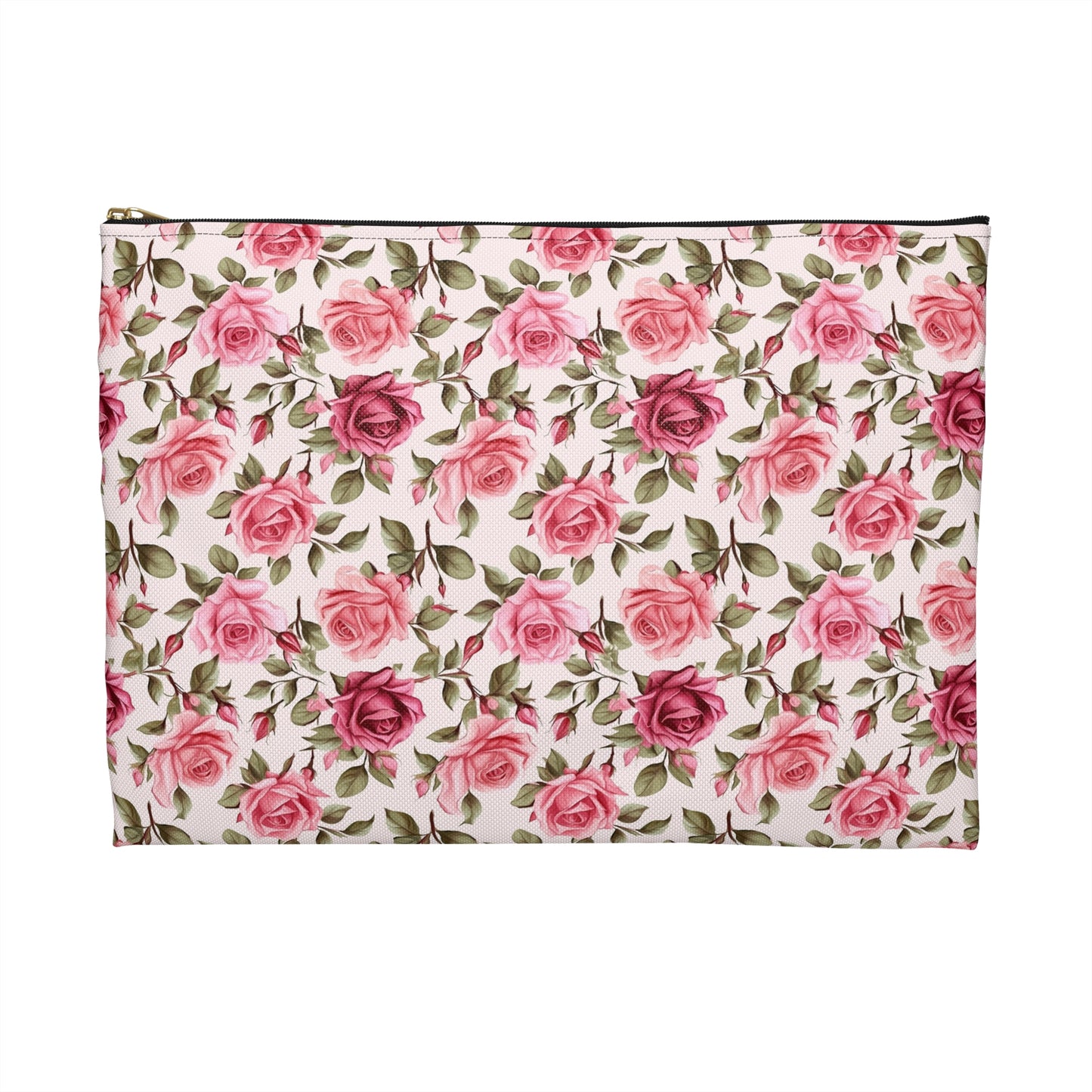 Wonderful Roses Flowers Floral Pattern Accessory Pouch