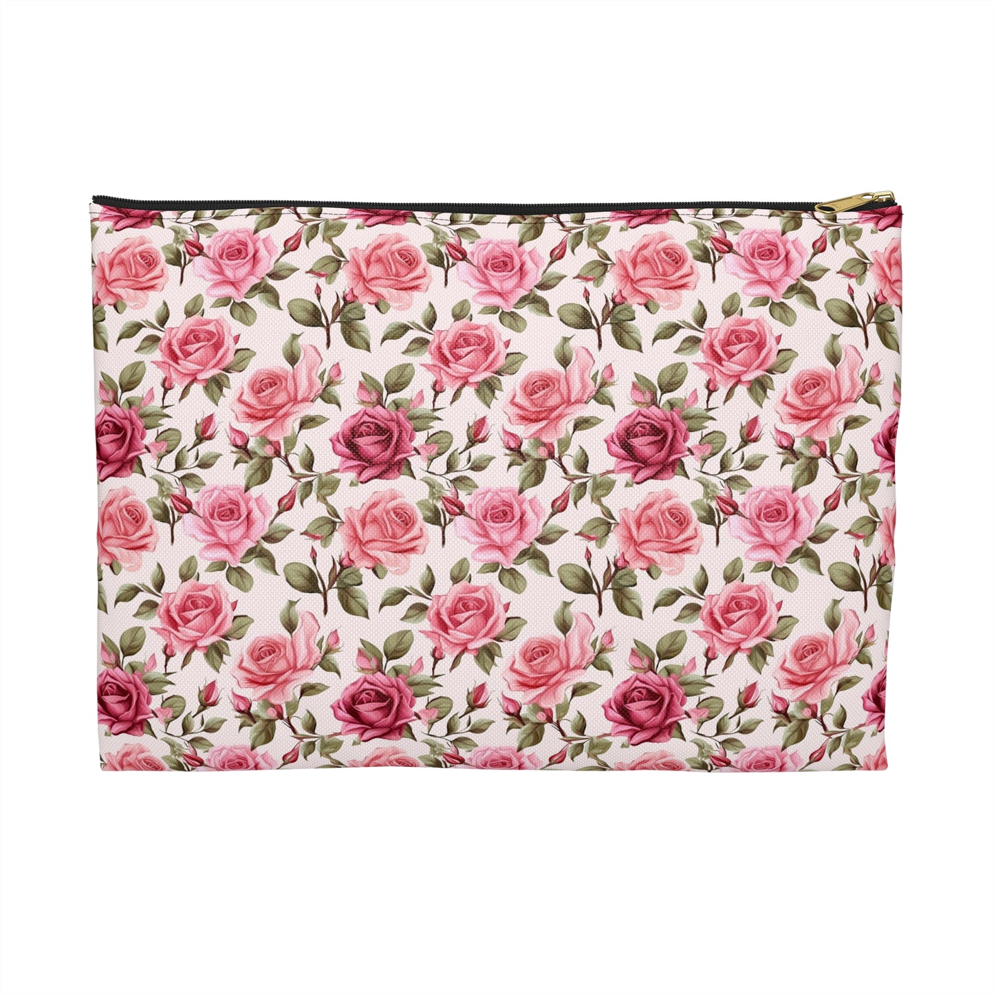 Wonderful Roses Flowers Floral Pattern Accessory Pouch