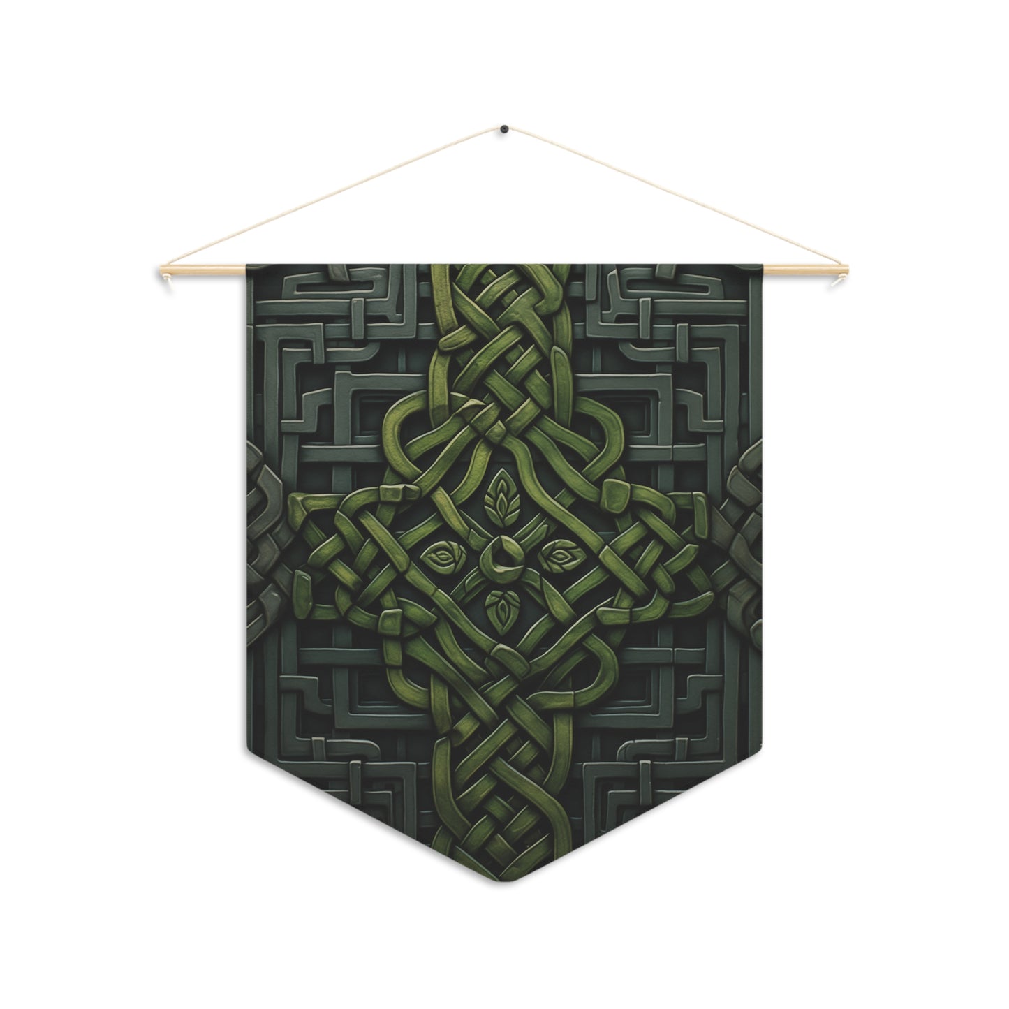 Celtic Knot Nature Balance Style Banner / Pennant