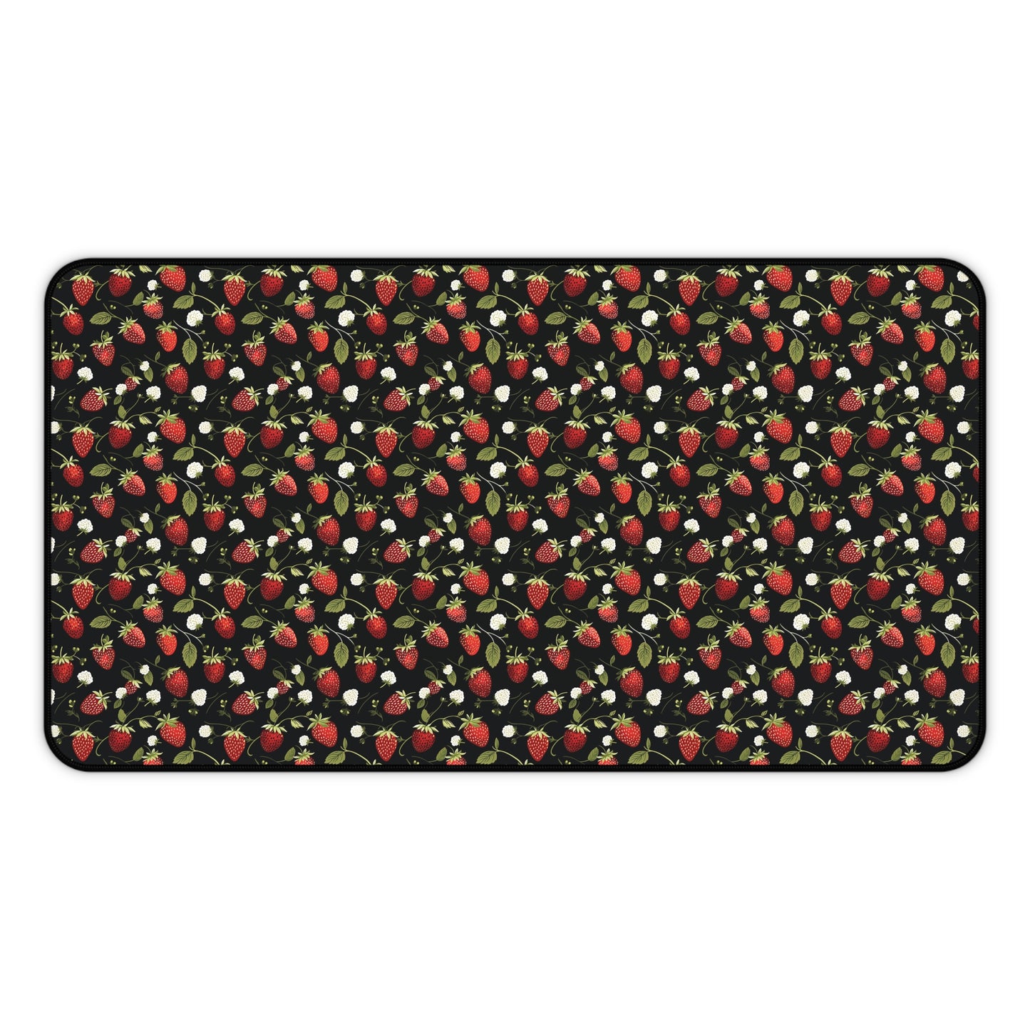 Yummy Strawberry Pattern Desk Mat