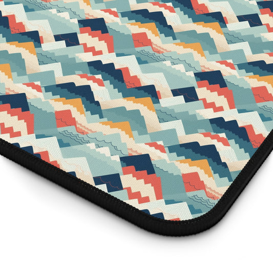 Colorful Mountain Pattern Desk Mat