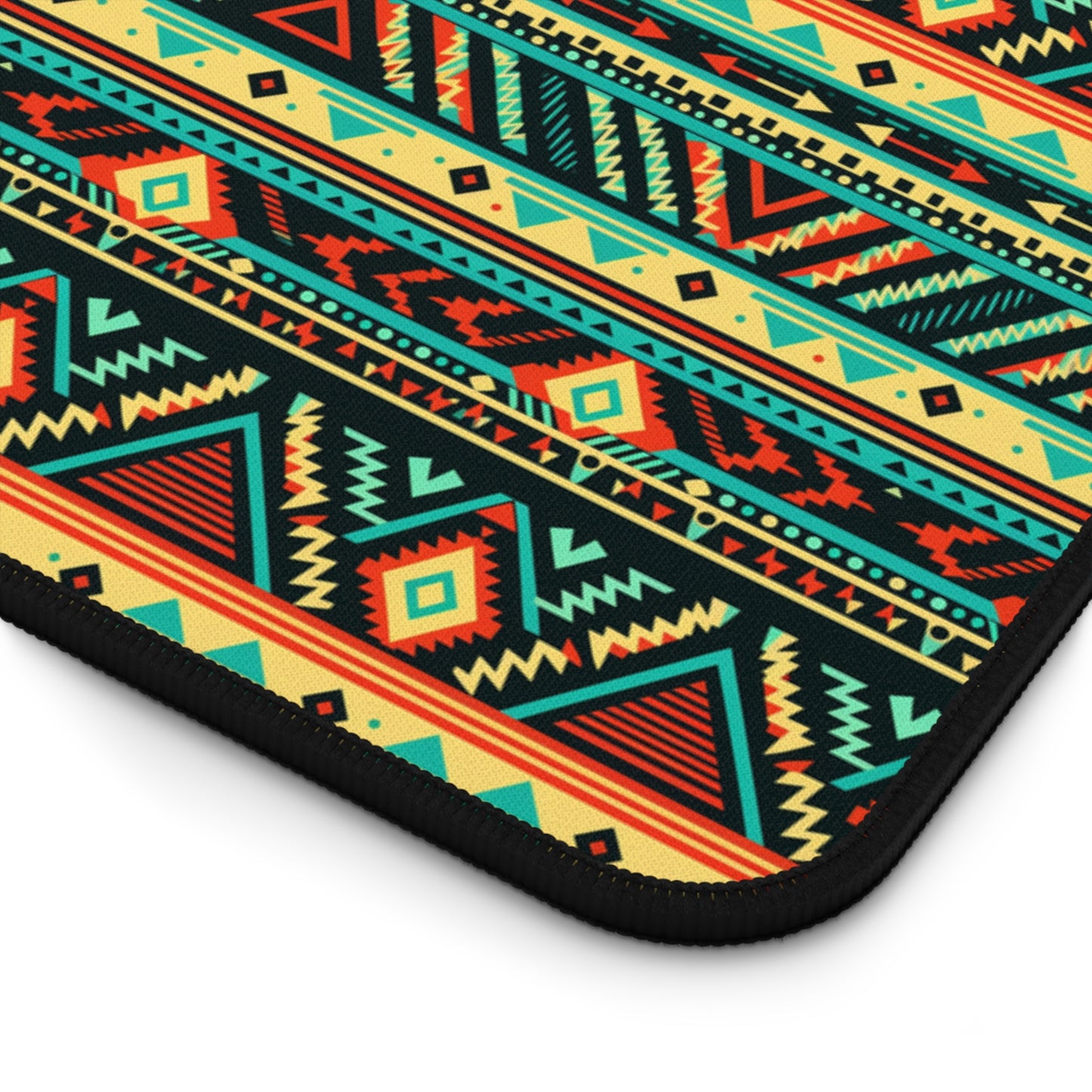 Ancient Aztec Pattern Desk Mat