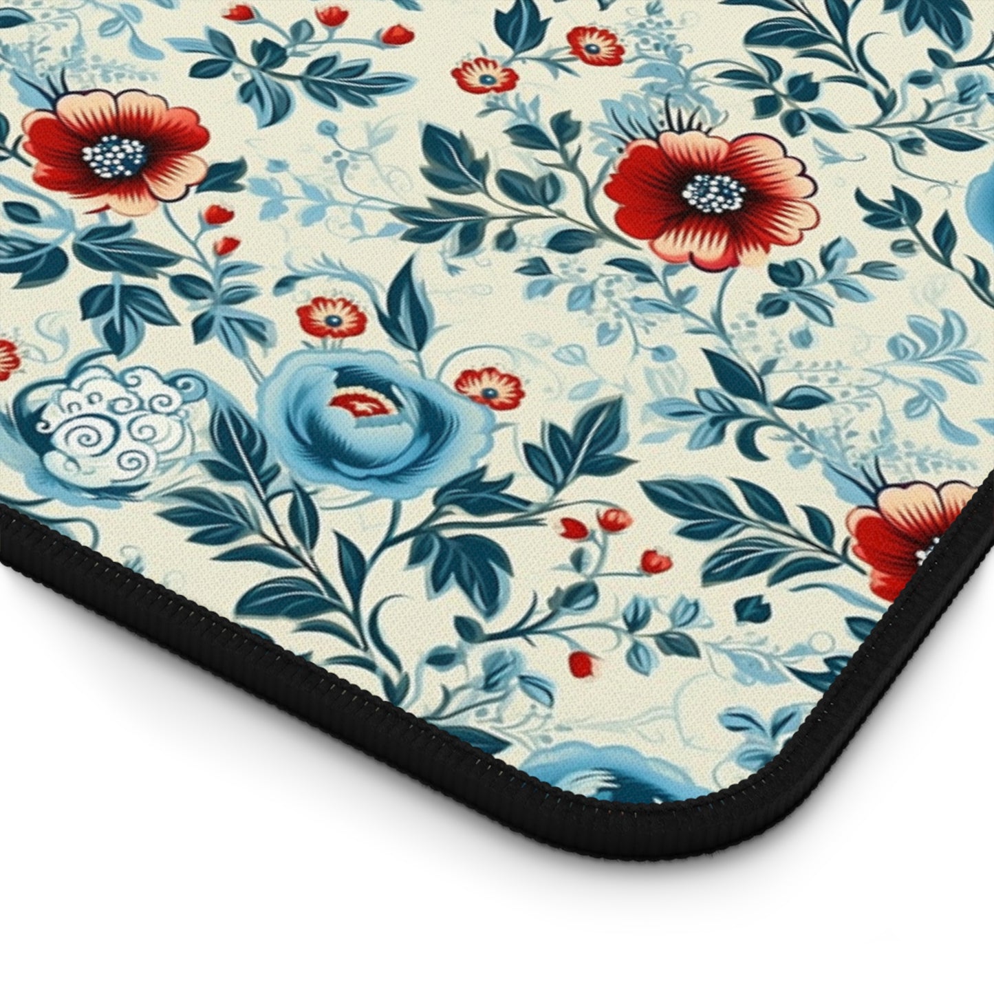 Beautiful Flowers Floral Pattern Desk Mat