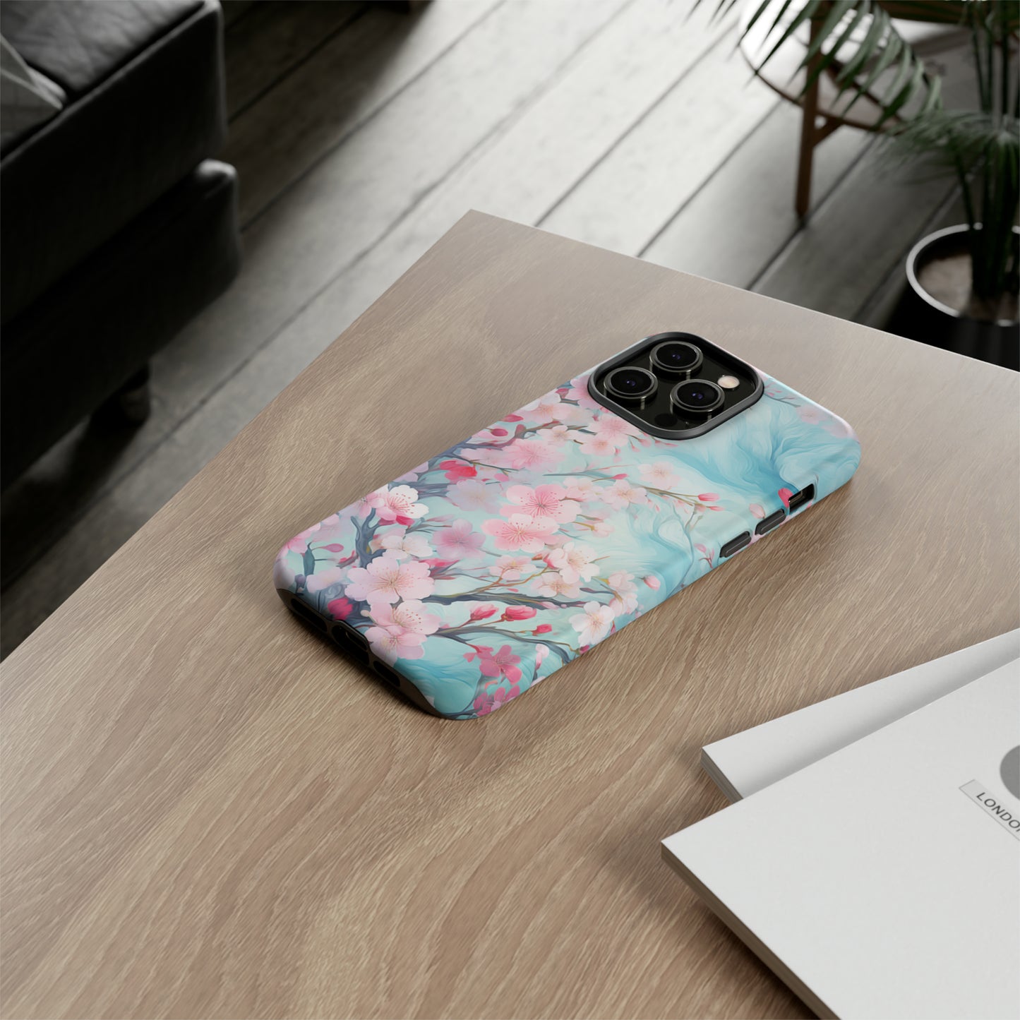 Blooming Spring Floral Style Phone Case / Beautiful Color Case - Tough Cases for iPhone 15, iPhone 14 and iPhone 13