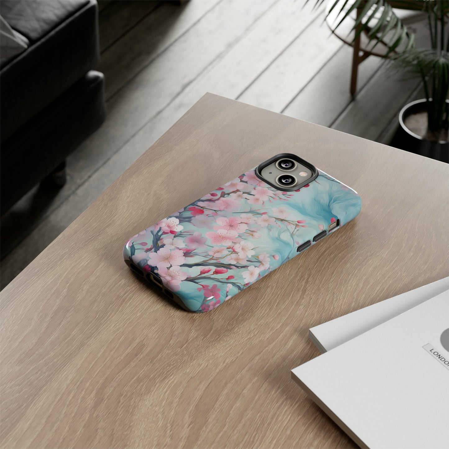 Blooming Spring Floral Style Phone Case / Beautiful Color Case - Tough Cases for iPhone 15, iPhone 14 and iPhone 13