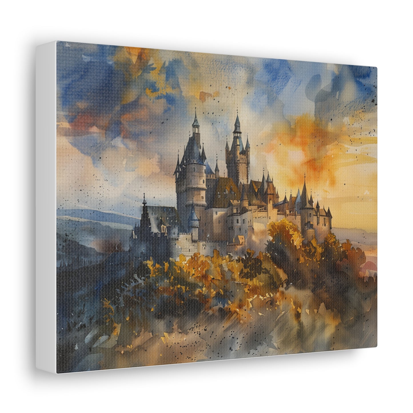 Castle Morning Canvas Gallery Mini Wraps