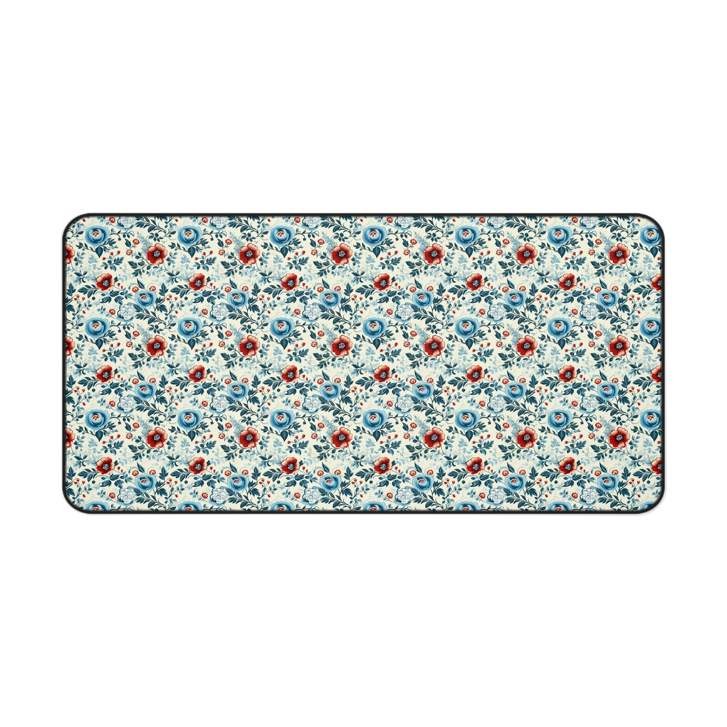 Beautiful Flowers Floral Pattern Desk Mat