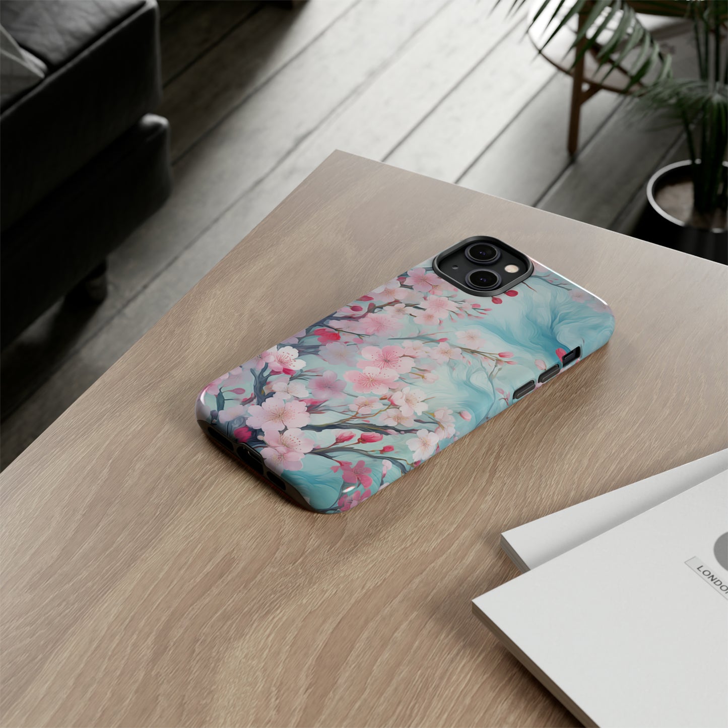 Blooming Spring Floral Style Phone Case / Beautiful Color Case - Tough Cases for iPhone 15, iPhone 14 and iPhone 13