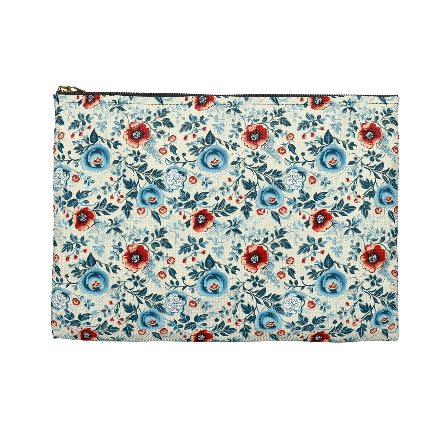 Wonderful Floral Wedding Style Pattern Accessory Pouch