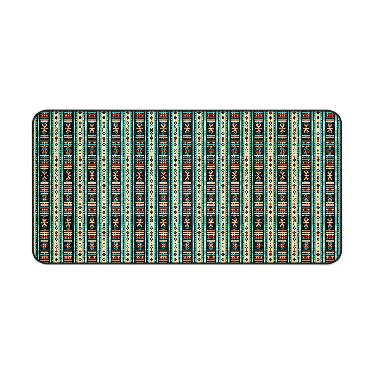 Colorful Tribal Pattern Desk Mat