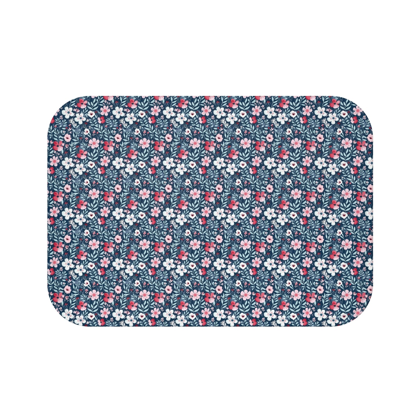 Beautiful Floral Style Pattern Bath Mat