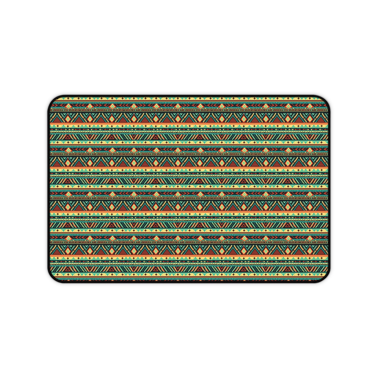 Ancient Aztec Pattern Desk Mat