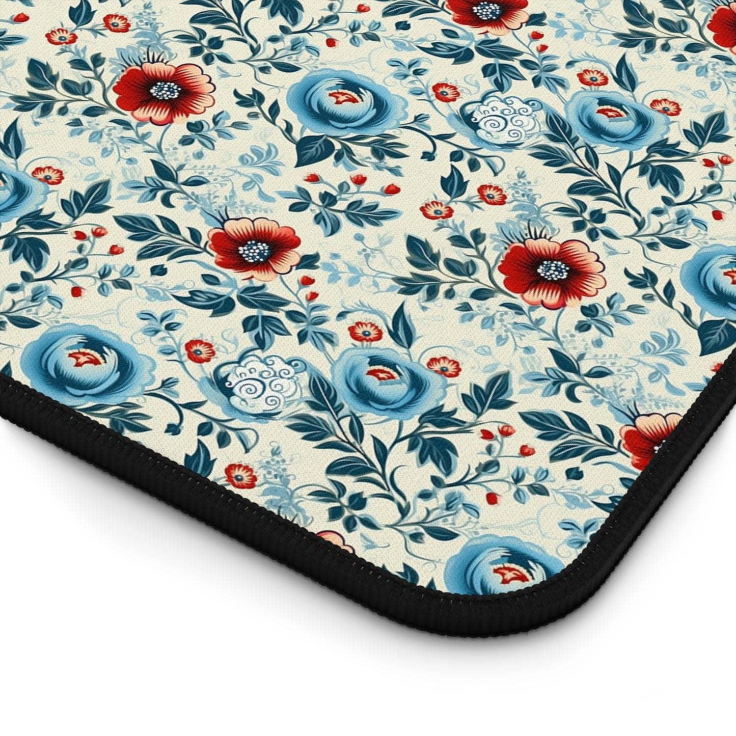 Beautiful Flowers Floral Pattern Desk Mat