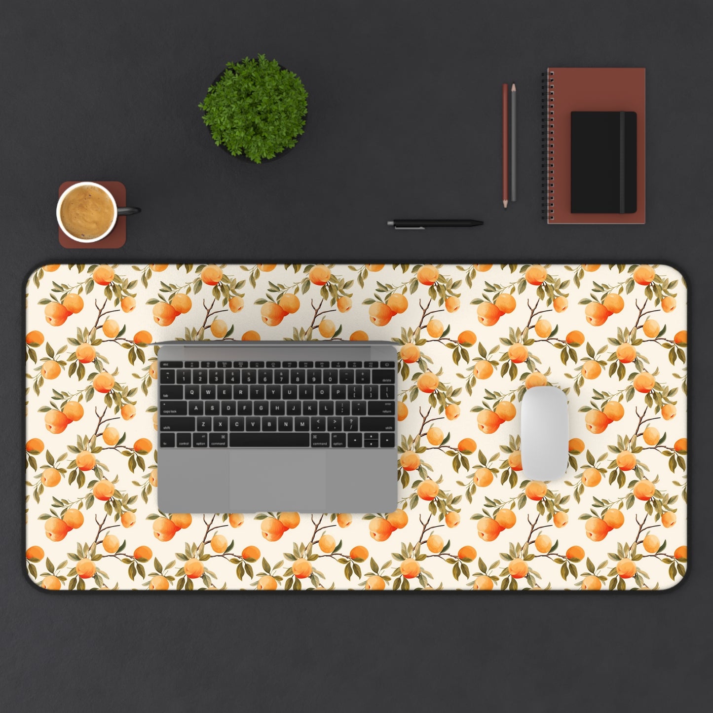 Amazing Apricot Pattern Desk Mat