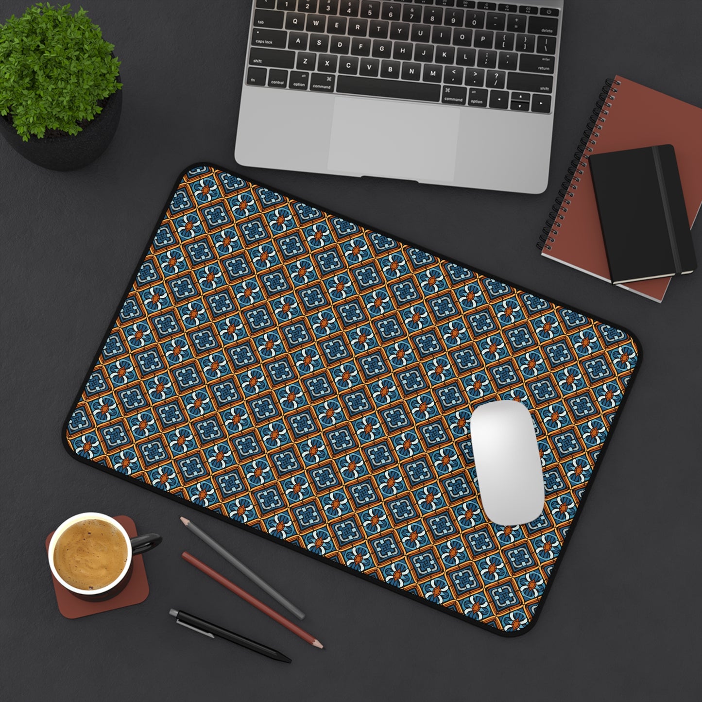 Colorful Mosaic Pattern Desk Mat