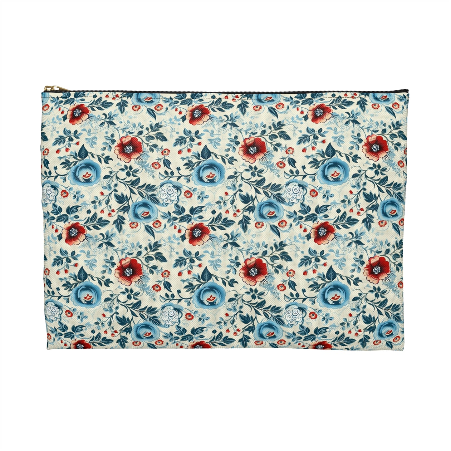 Wonderful Floral Wedding Style Pattern Accessory Pouch