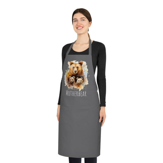 Happy Mother's Day Love - "Motherbear" / Bear Mom - Edition - Perfect Mothers Day Gift - Cotton Apron