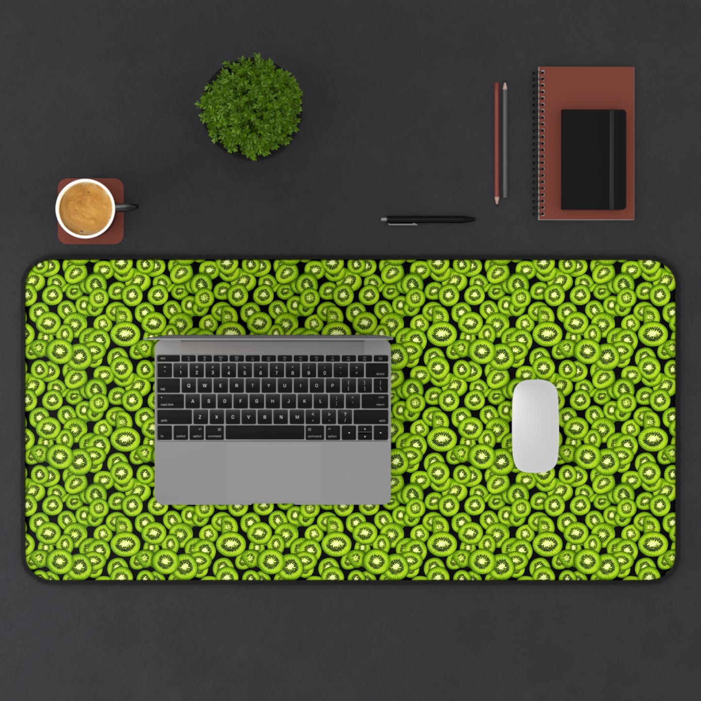 Refreshing Kiwi Pattern Desk Mat