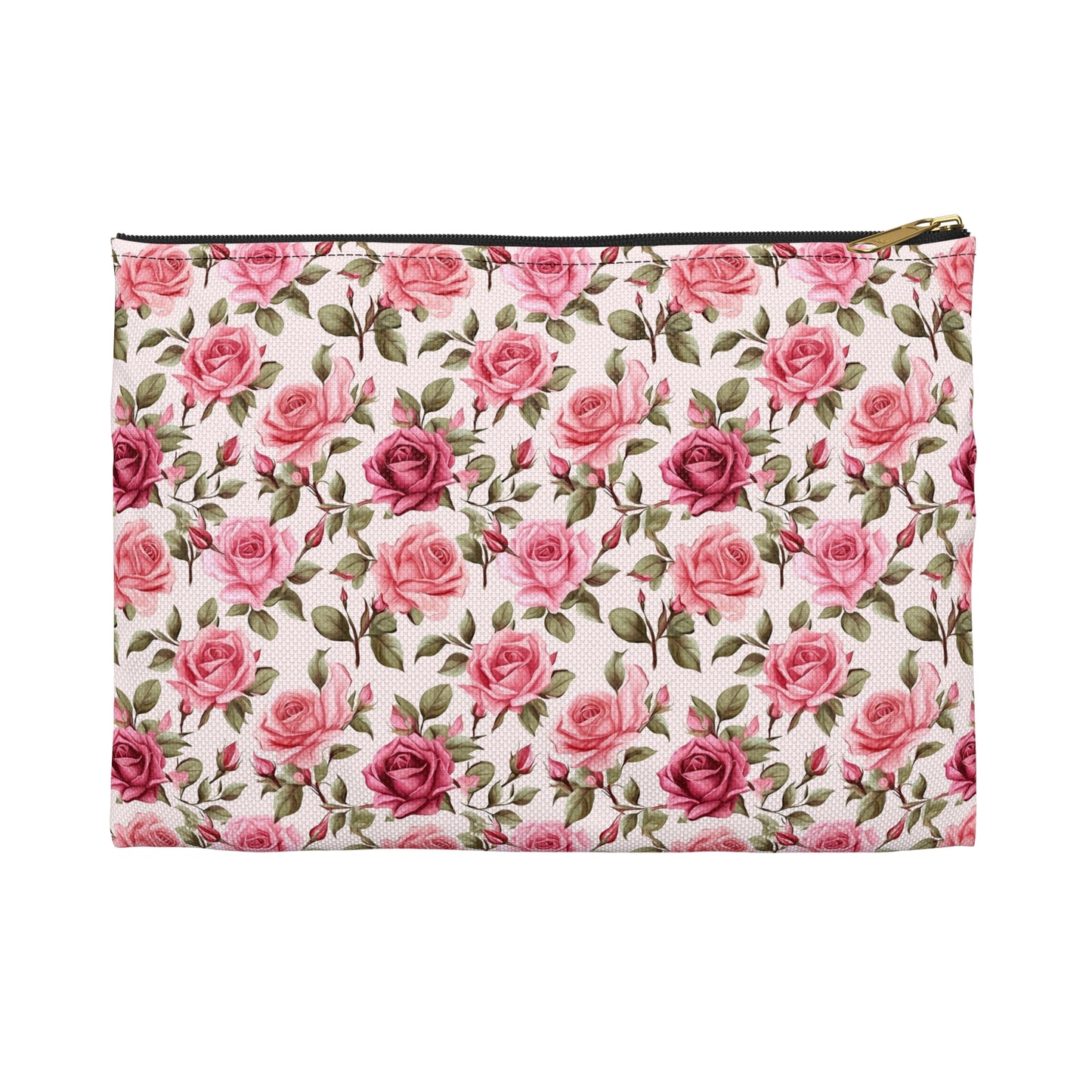 Wonderful Roses Flowers Floral Pattern Accessory Pouch