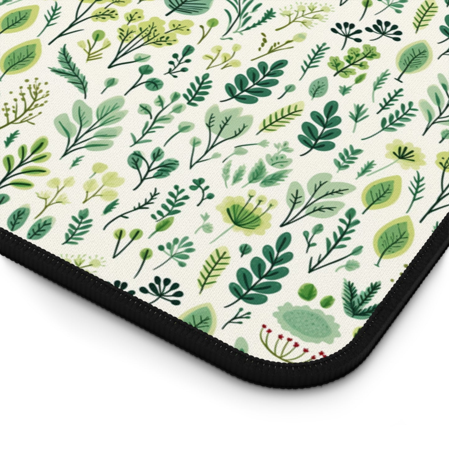 Natural Floral Pattern Desk Mat