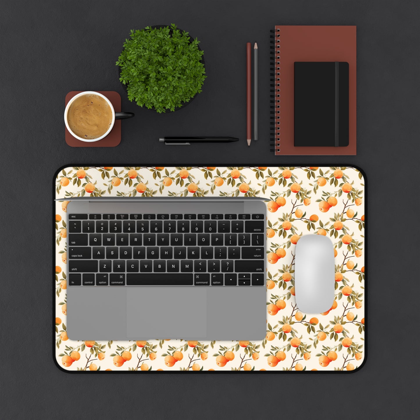 Amazing Apricot Pattern Desk Mat