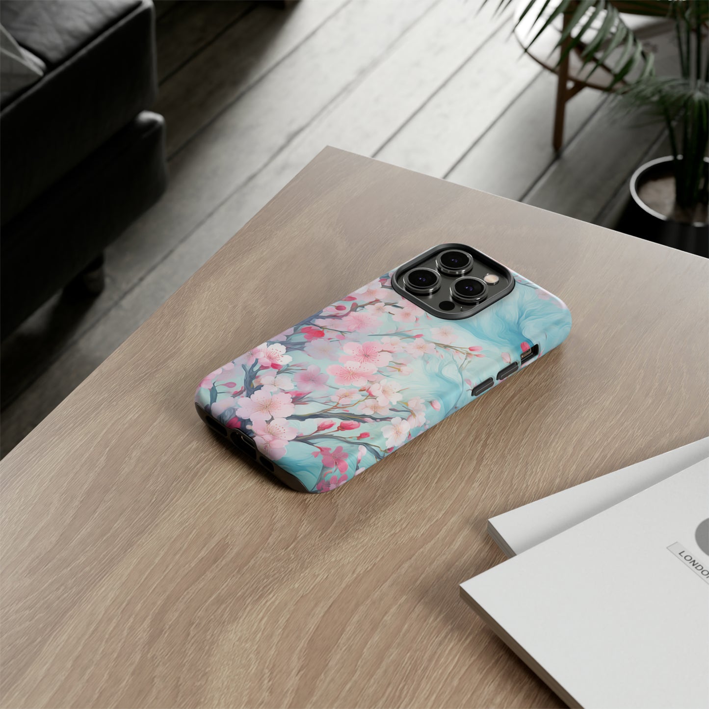 Blooming Spring Floral Style Phone Case / Beautiful Color Case - Tough Cases for iPhone 15, iPhone 14 and iPhone 13