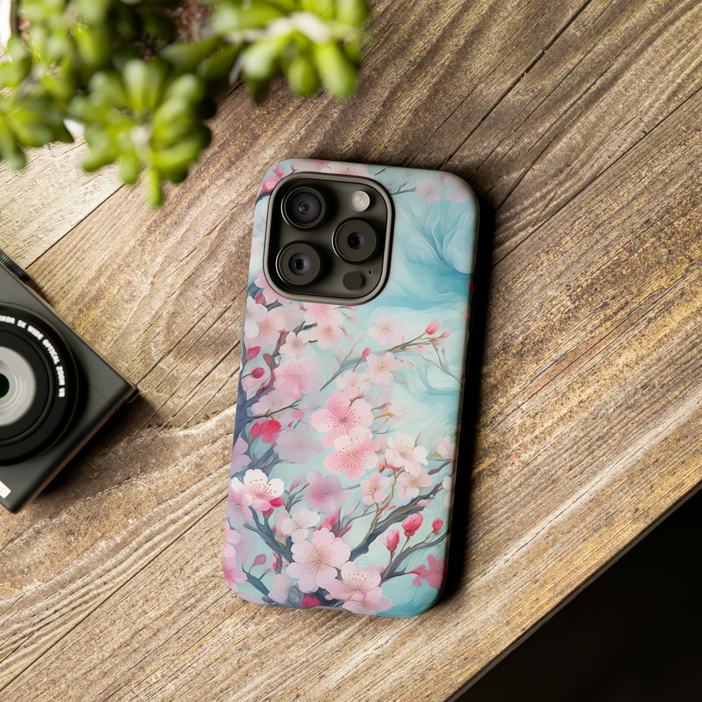 Blooming Spring Floral Style Phone Case / Beautiful Color Case - Tough Cases for iPhone 15, iPhone 14 and iPhone 13