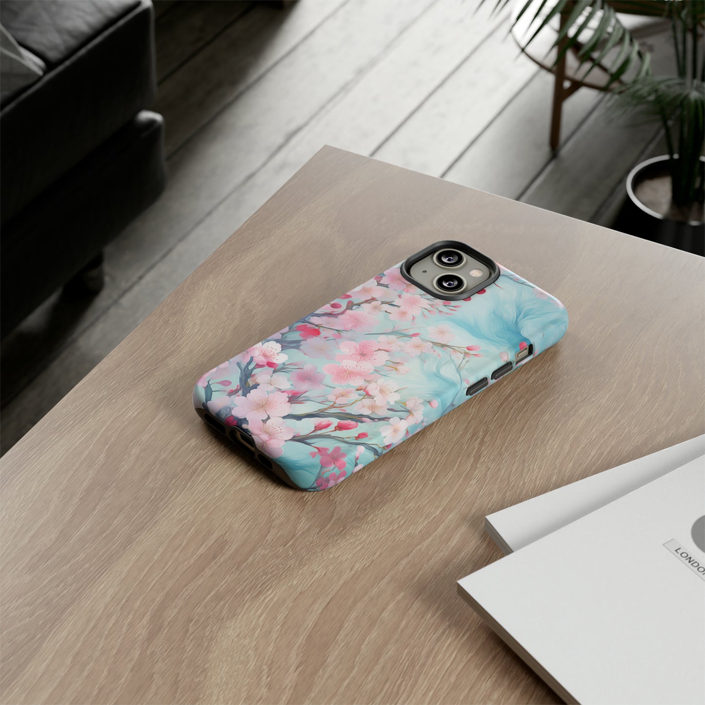 Blooming Spring Floral Style Phone Case / Beautiful Color Case - Tough Cases for iPhone 15, iPhone 14 and iPhone 13