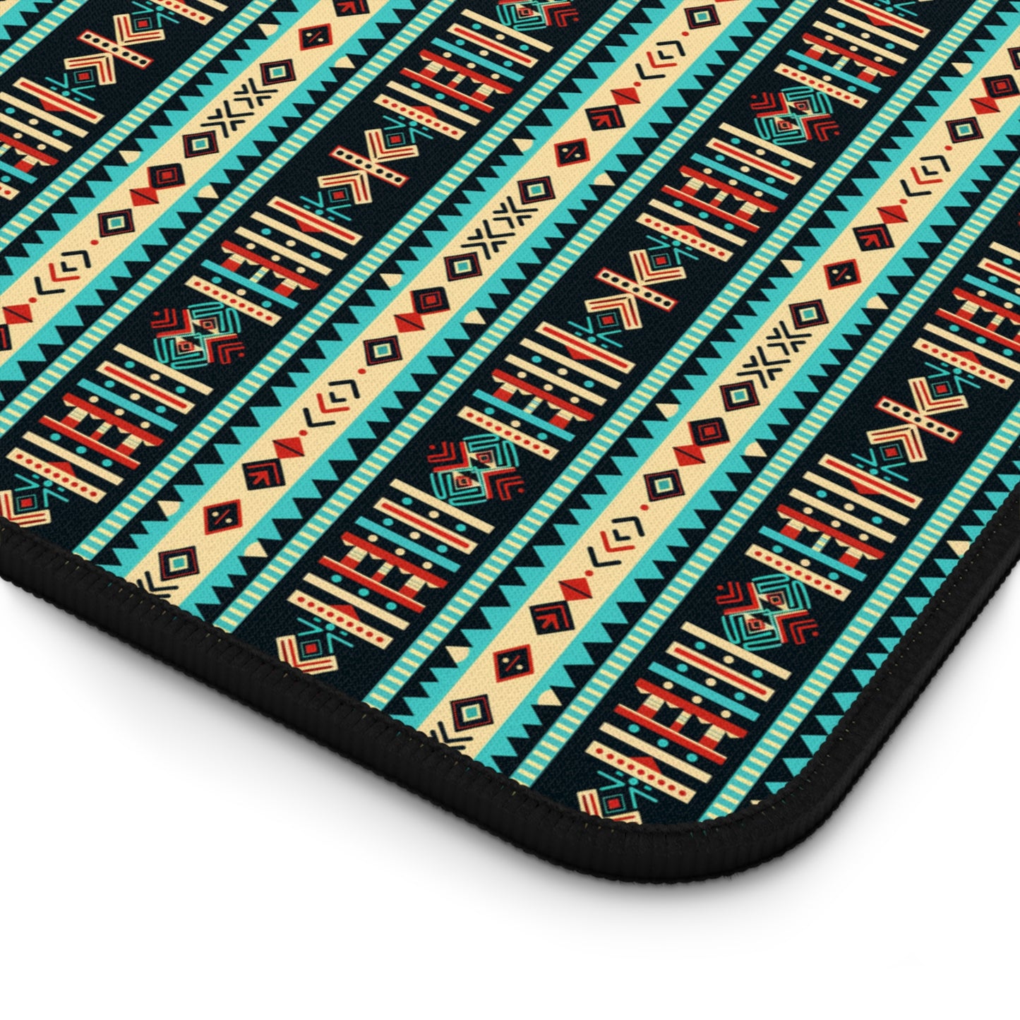 Colorful Tribal Pattern Desk Mat