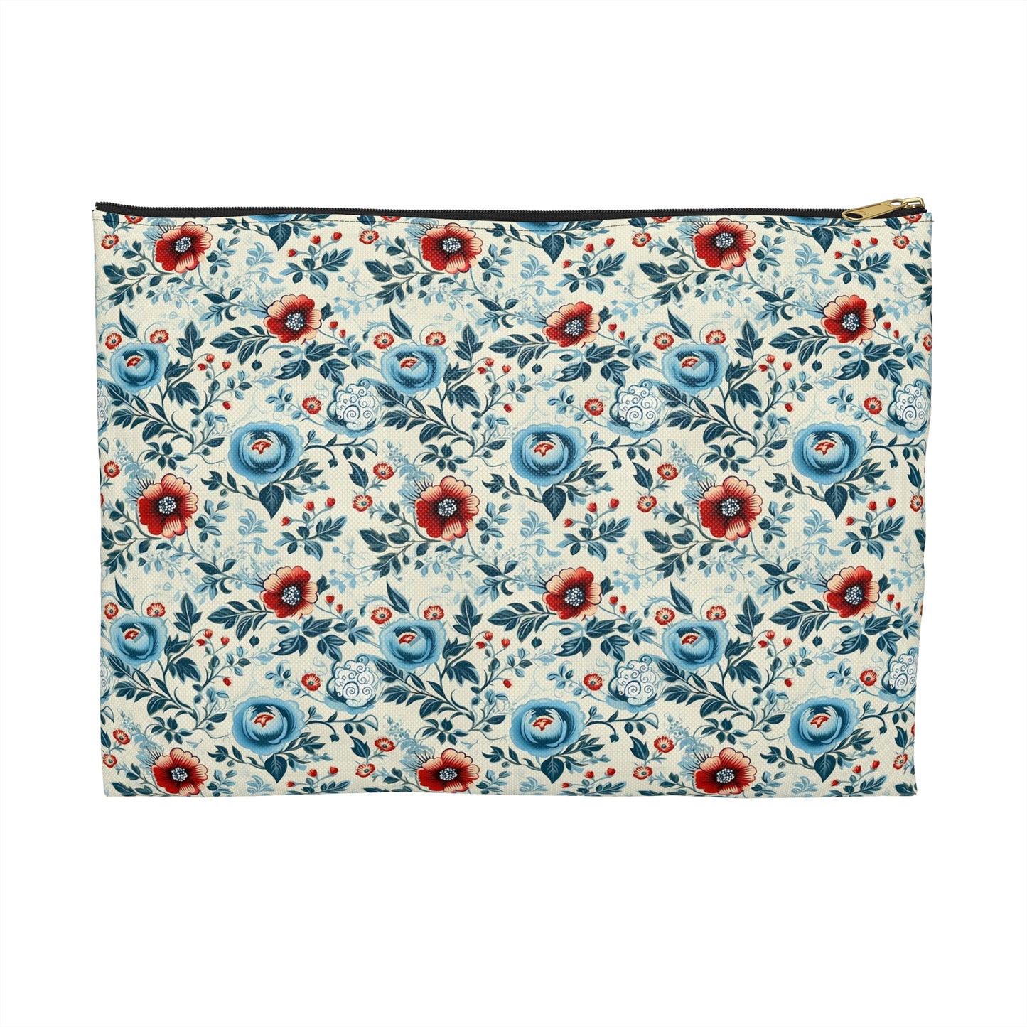 Wonderful Floral Wedding Style Pattern Accessory Pouch