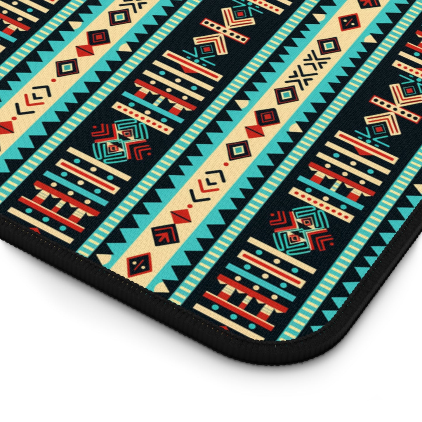 Colorful Tribal Pattern Desk Mat