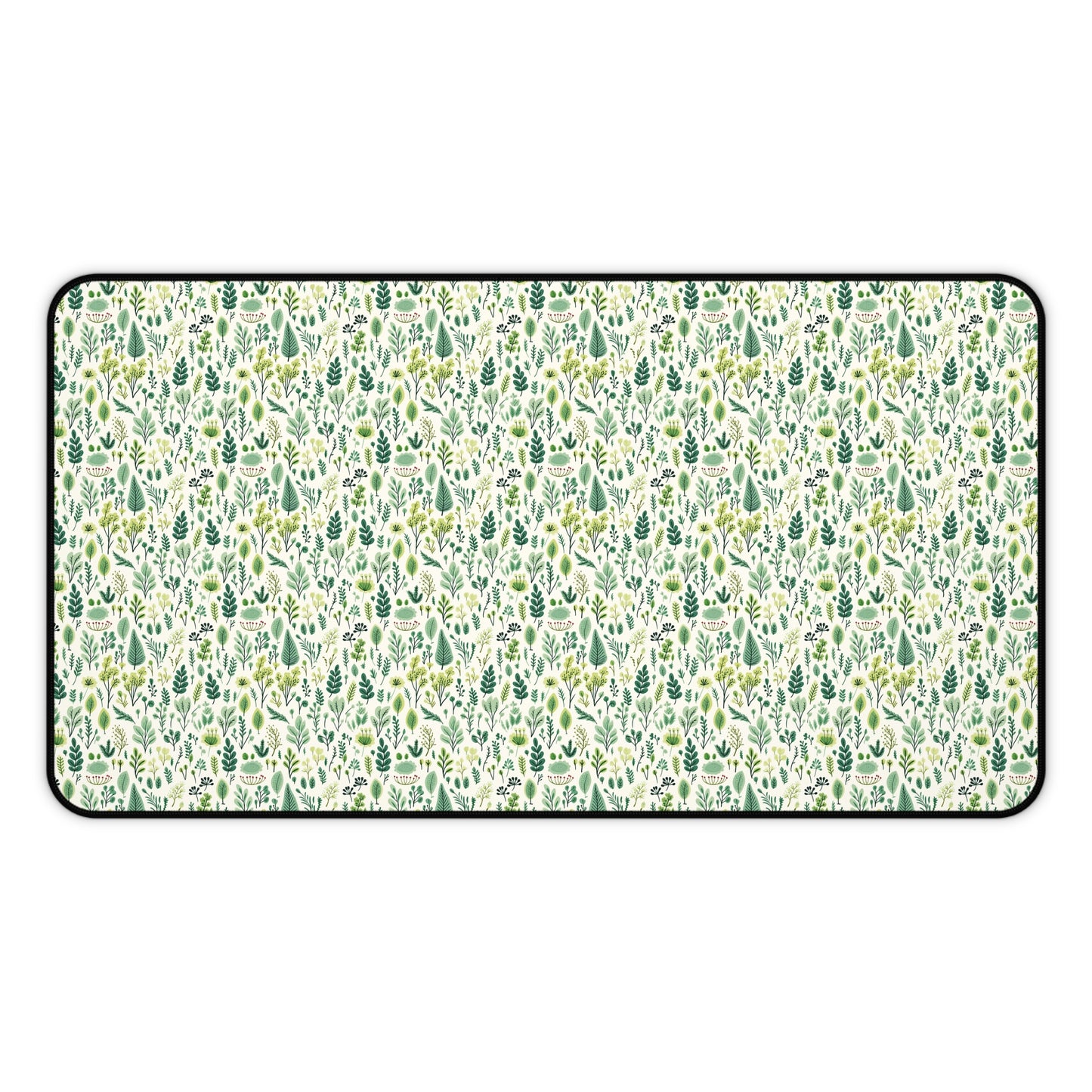 Natural Floral Pattern Desk Mat