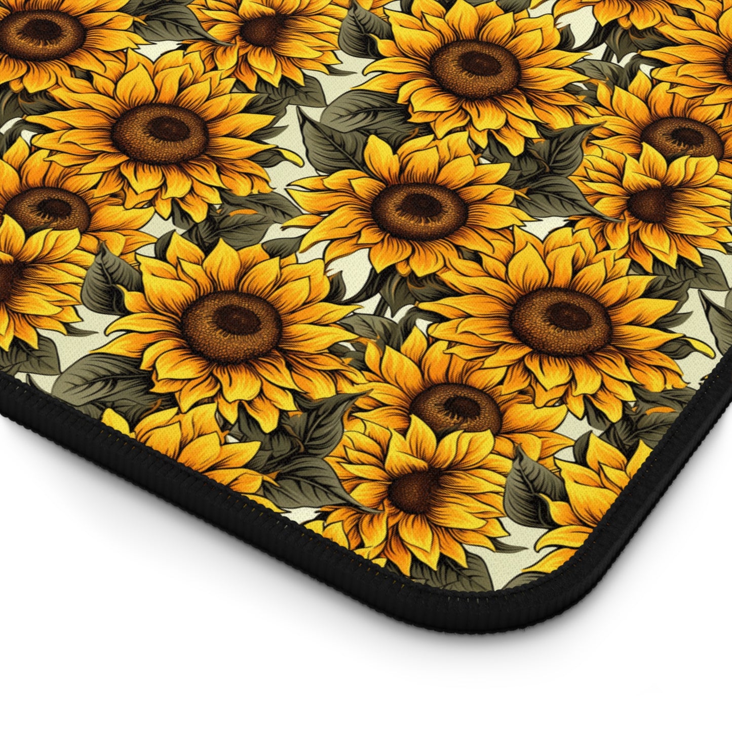 Super Sunflower Pattern Desk Mat