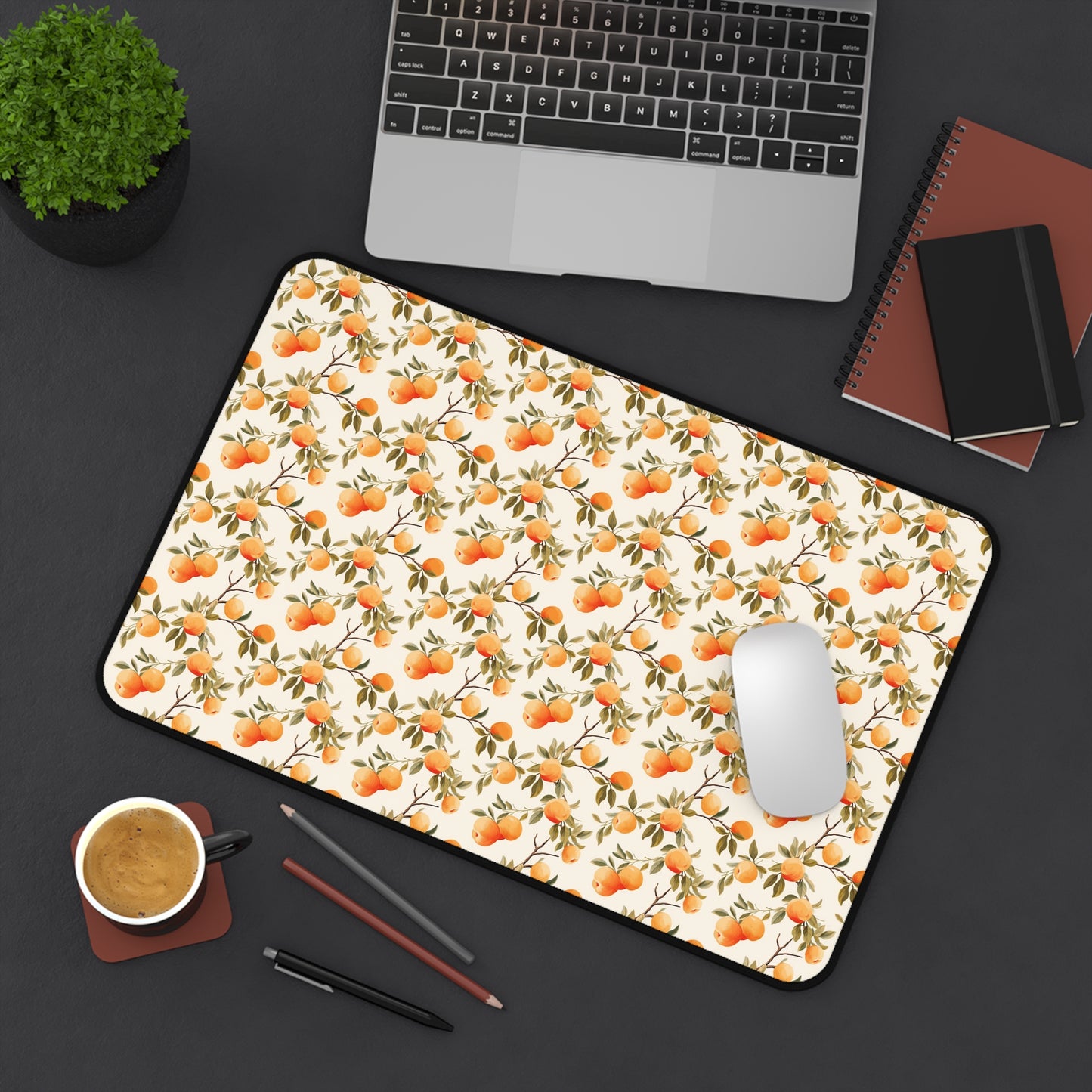 Amazing Apricot Pattern Desk Mat