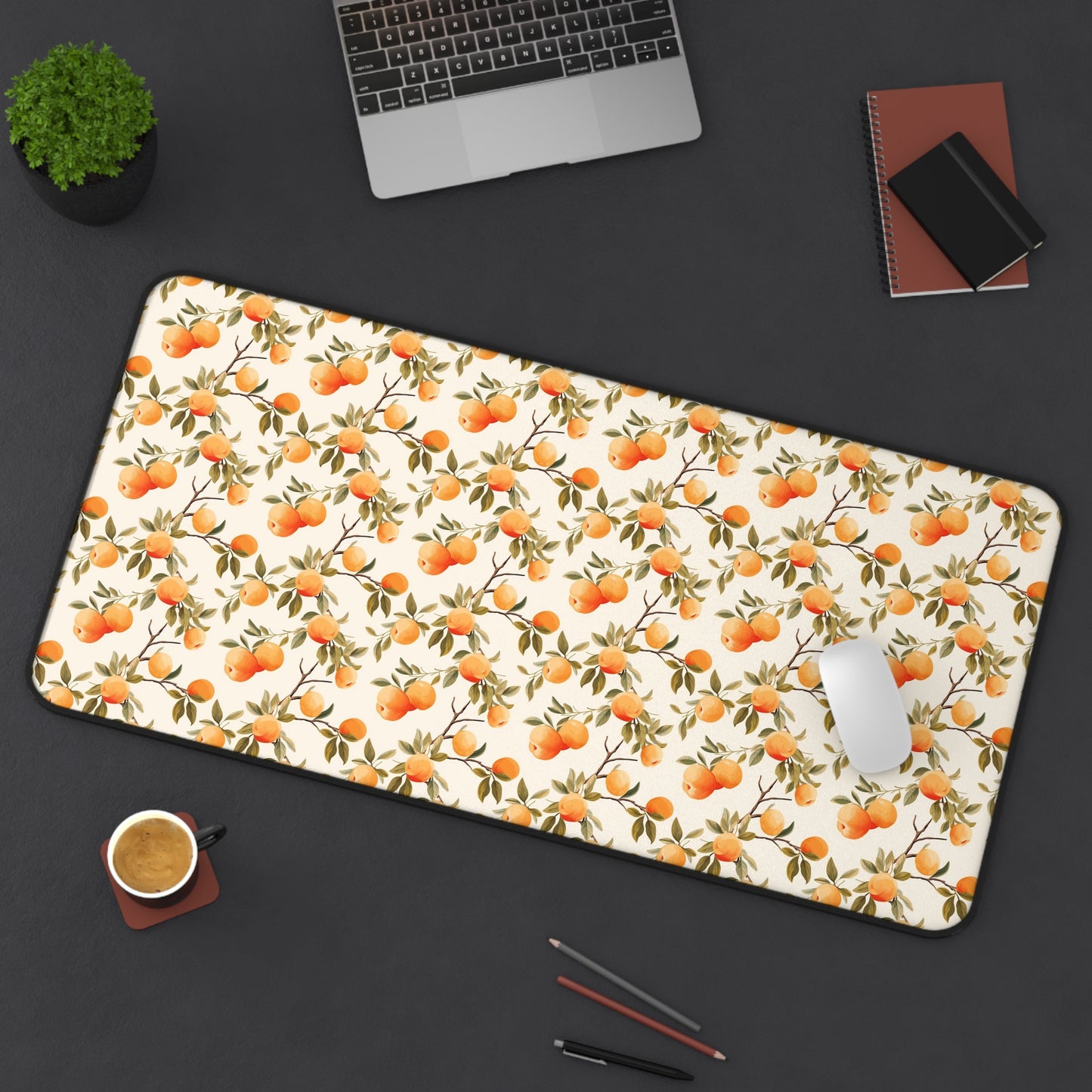 Amazing Apricot Pattern Desk Mat