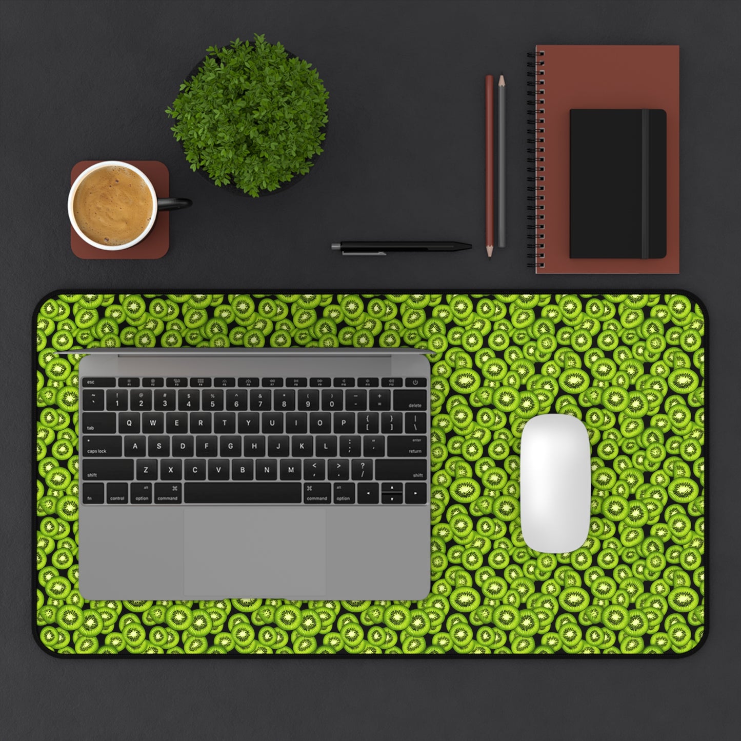 Refreshing Kiwi Pattern Desk Mat