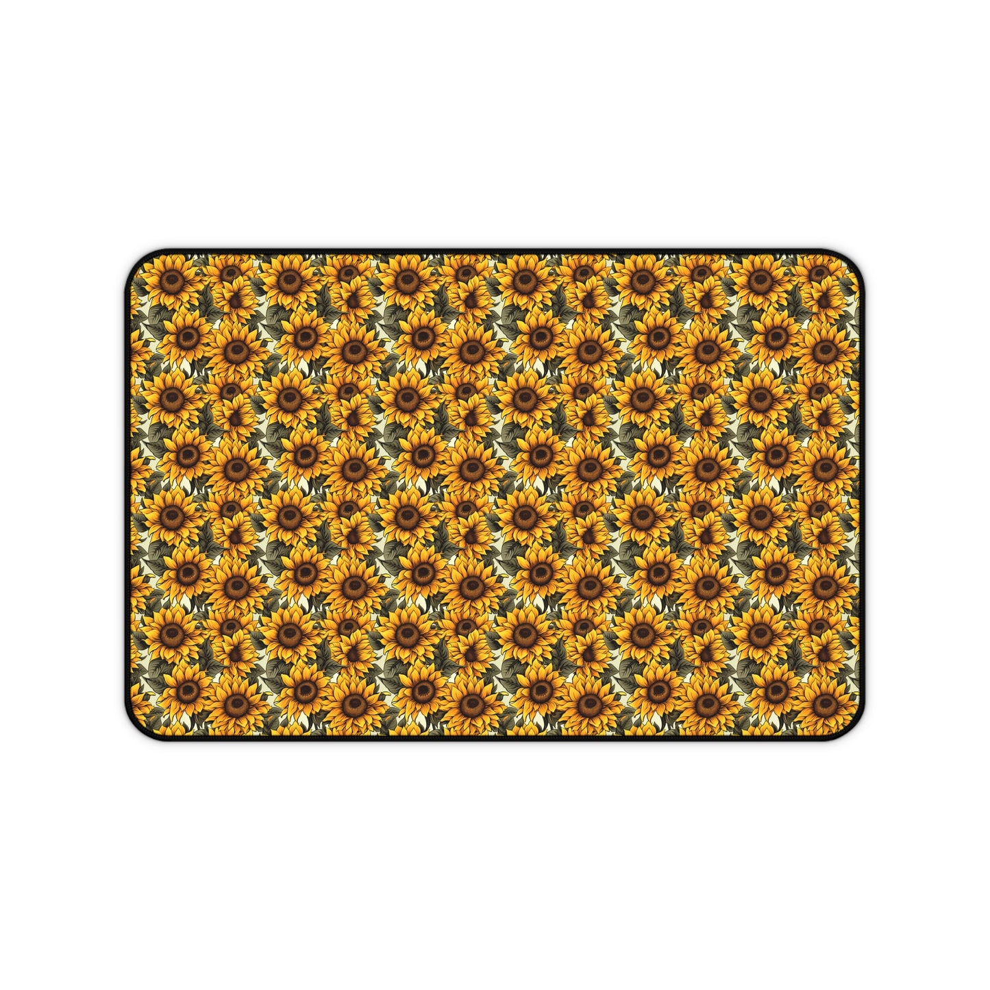 Super Sunflower Pattern Desk Mat