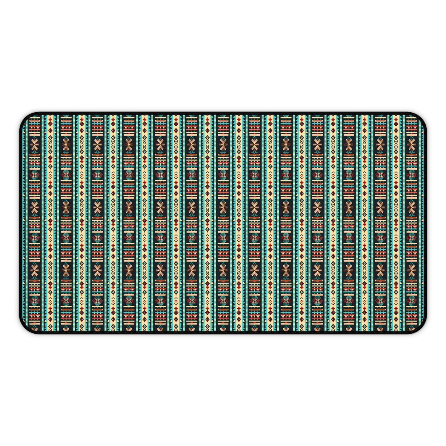 Colorful Tribal Pattern Desk Mat