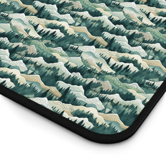 Mountain View Pattern Desk Mat