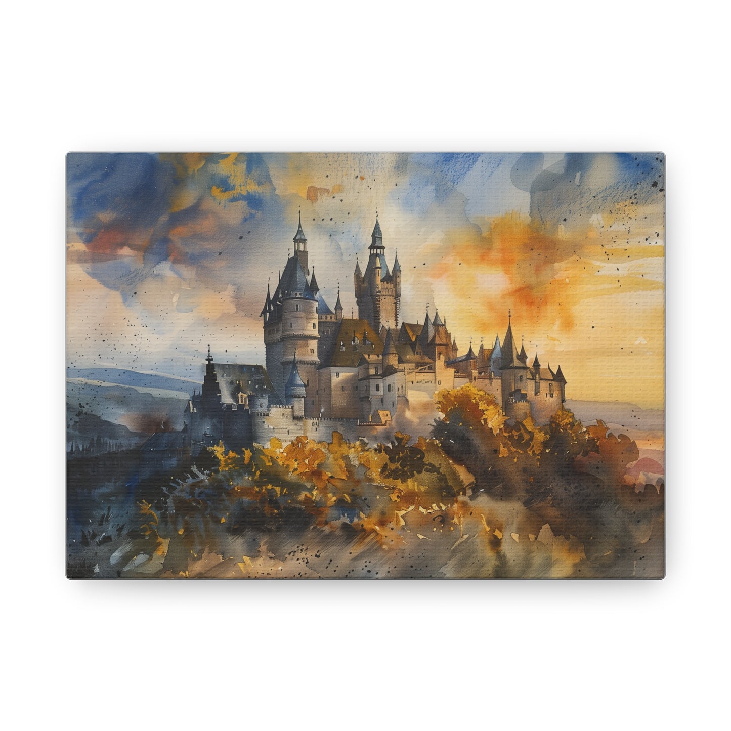 Castle Morning Canvas Gallery Mini Wraps