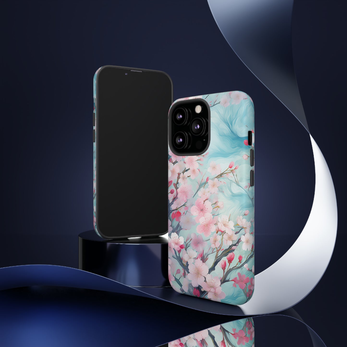 Blooming Spring Floral Style Phone Case / Beautiful Color Case - Tough Cases for iPhone 15, iPhone 14 and iPhone 13