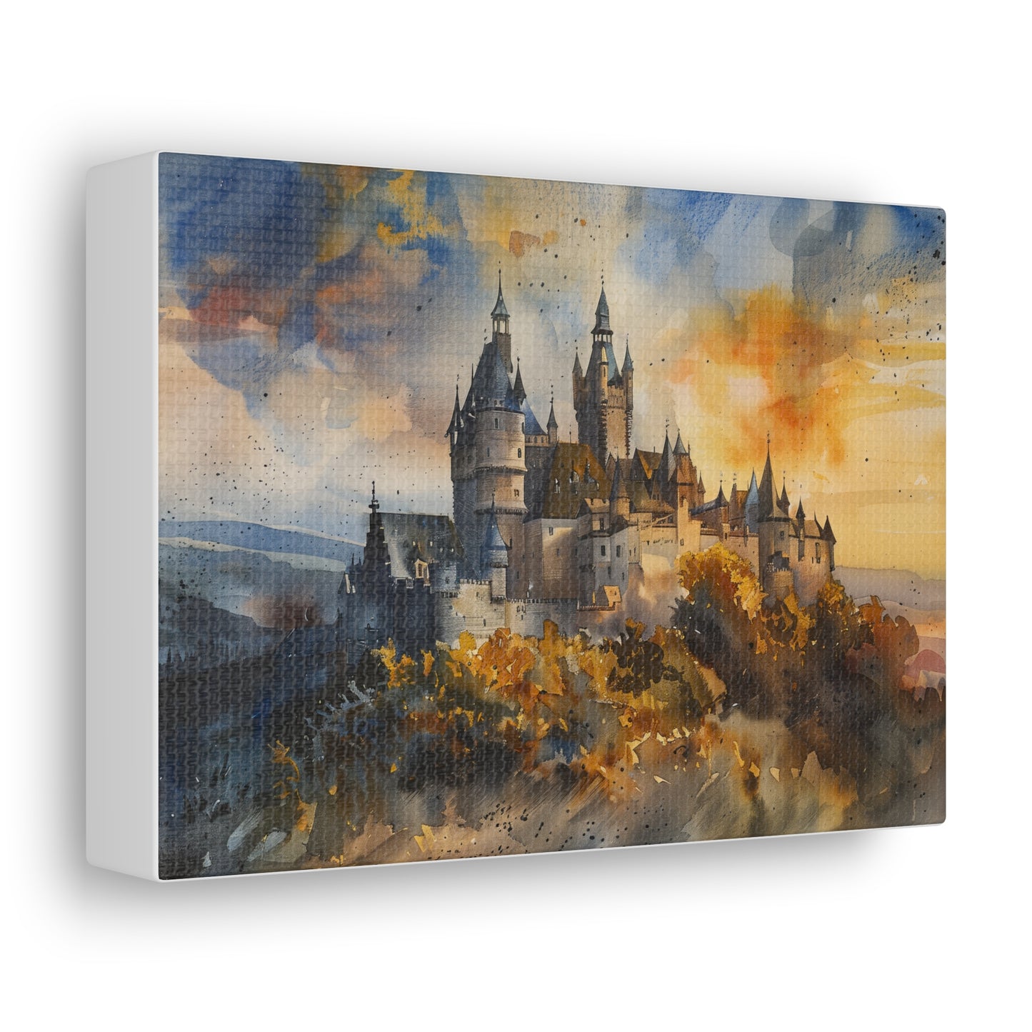 Castle Morning Canvas Gallery Mini Wraps