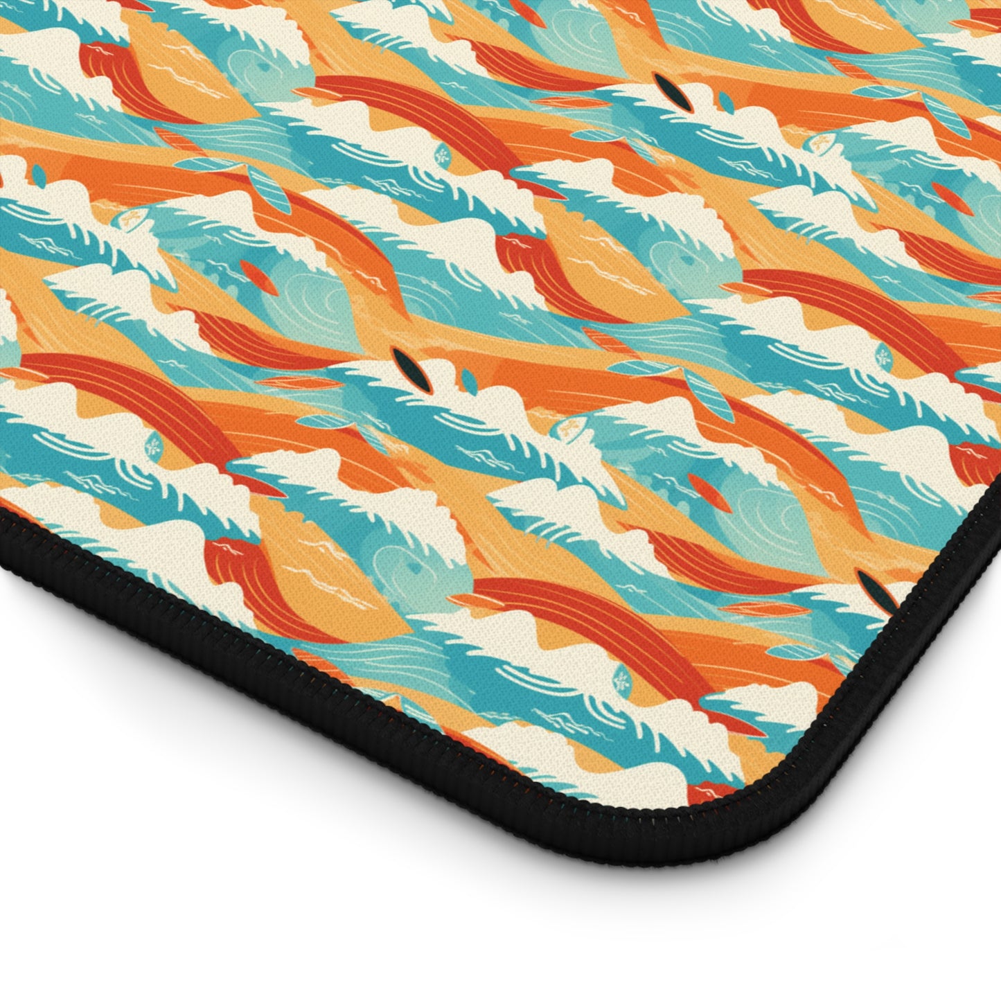 Colorful Surfing Pattern Desk Mat