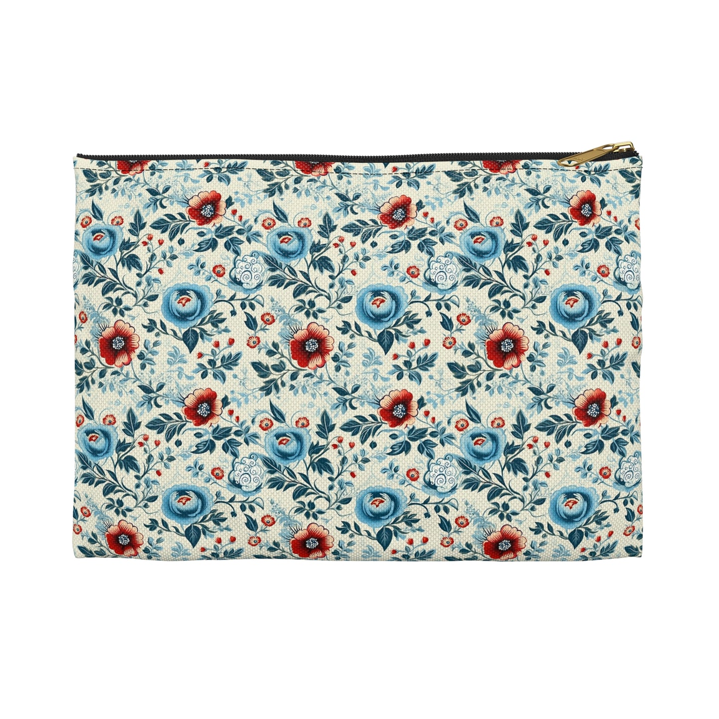 Wonderful Floral Wedding Style Pattern Accessory Pouch