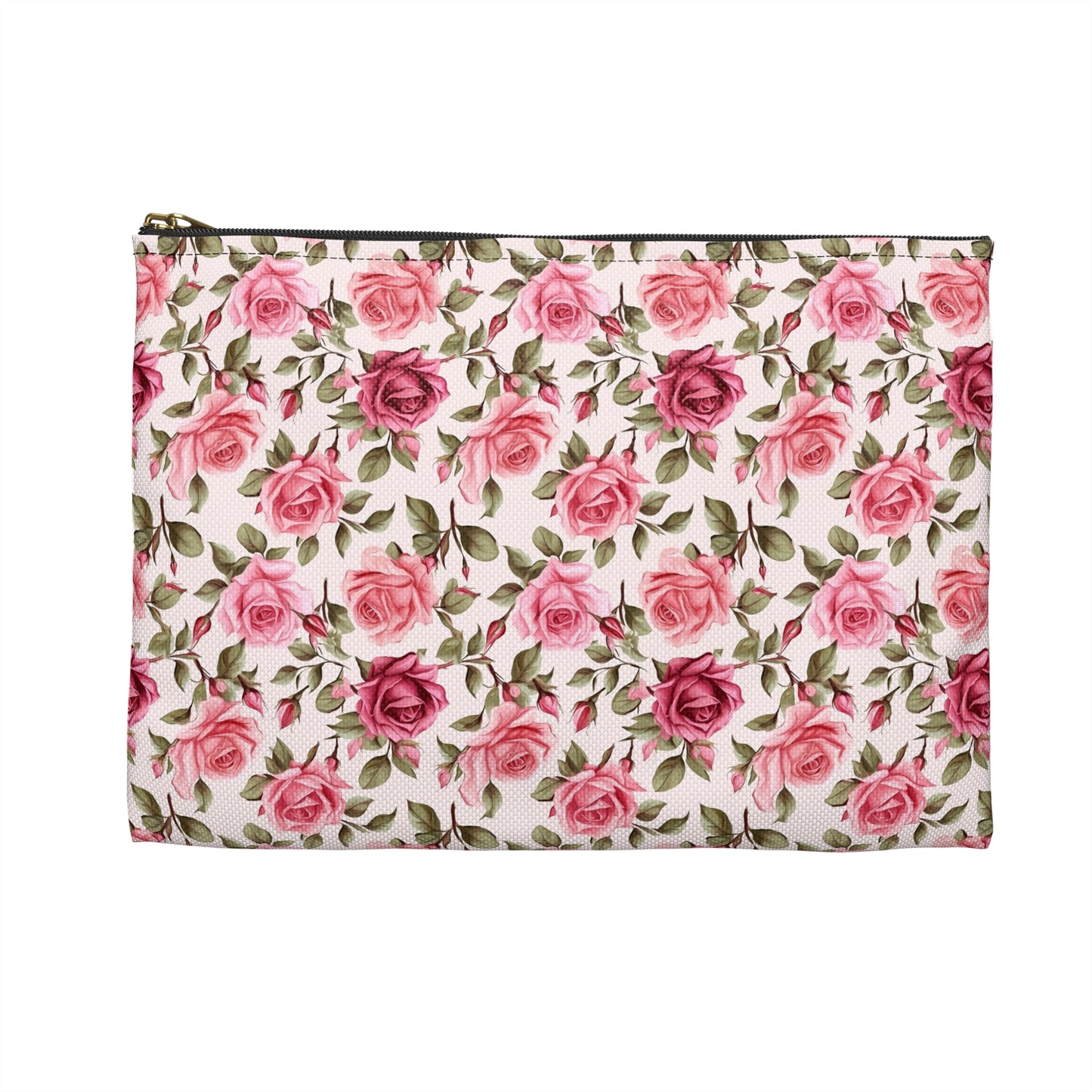 Wonderful Roses Flowers Floral Pattern Accessory Pouch