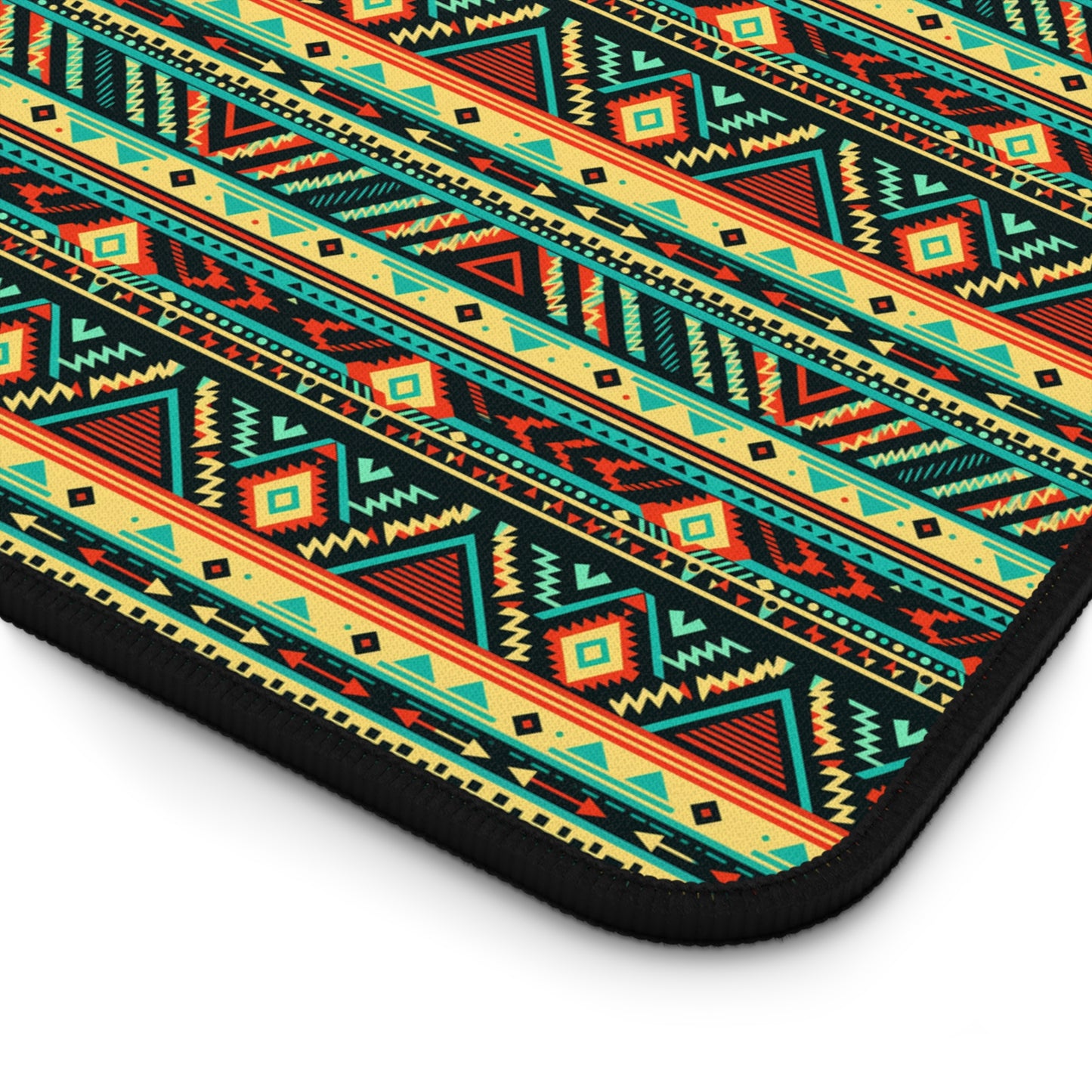 Ancient Aztec Pattern Desk Mat