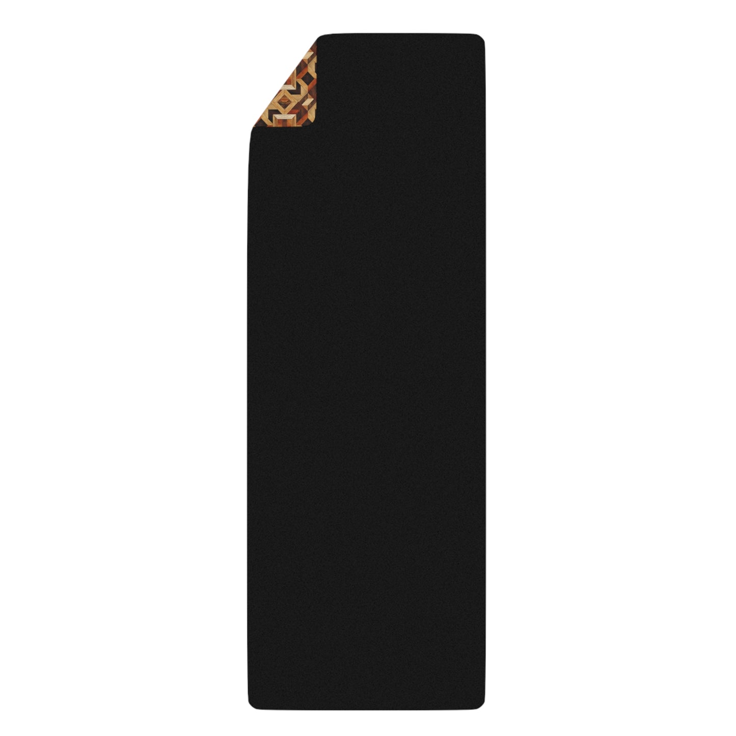 Wood Tile Pattern Rubber Yoga Mat