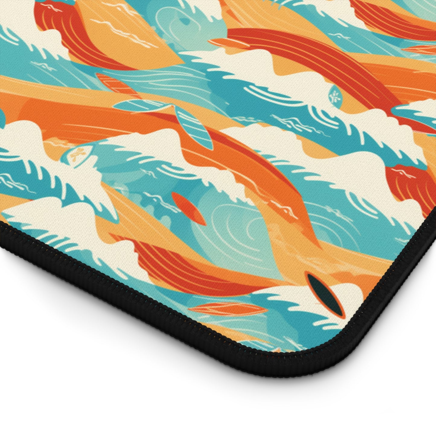 Colorful Surfing Pattern Desk Mat